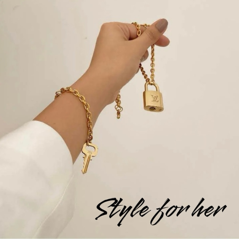 Louis Vuitton 1 Lock & 1 Key #320 ✨Authentic✨ Matching Set - Picture 6 of 12